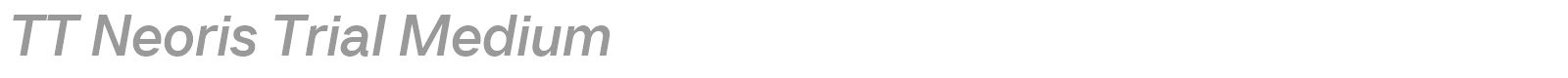 TT Neoris font preview